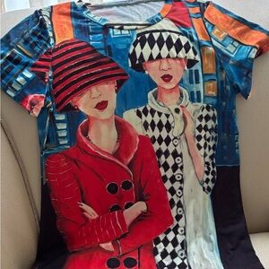 Artistic Women's Jersey Top